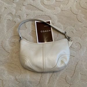 Coach mini bag White